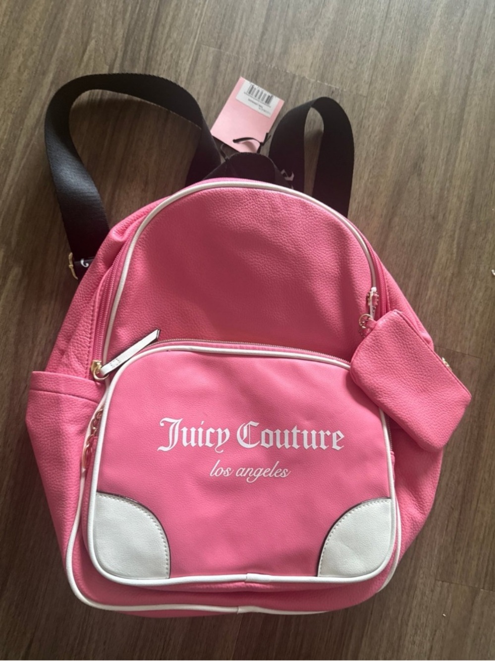 Juicy Couture Pink Medium  Backpack with Front Pocket
